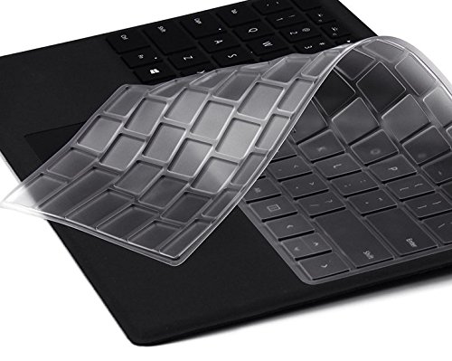 Xskn Ultra dünner, transparenter Tastaturschutz aus TPU-Kunststoff für Microsoft Pro 4, US-Layout - 4