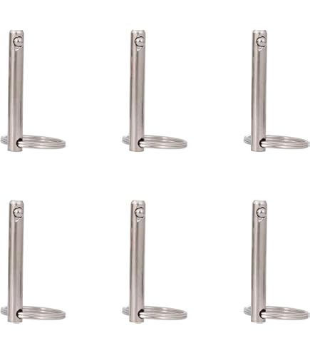 METALLIXITY Quick Release Pins (8mmx55mm), Carbon Steel Pull Pin – For Shipbuilding, Ship Outfitting, Boat Top - View #13