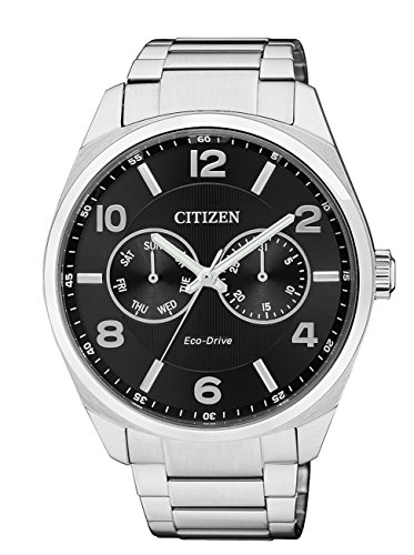 Citizen Herren-Armbanduhr Analog Quarz Edelstahl AO9020-50E Citizen Herren-Armbanduhr Analog Quarz Edelstahl AO9020-50E
