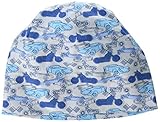  maximo Jungen Mütze Beanie, bedruckter Jersey Mehrfarbig (Silber-Cerulean-Fahrzeuge 80) 55