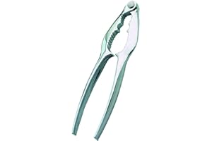 COOK CONCEPT Easy Make CMKU6251 Cascanueces 15 CM, Acero Inoxidable, marrón y Negro, 15 x 3,50 x 1,40 cm