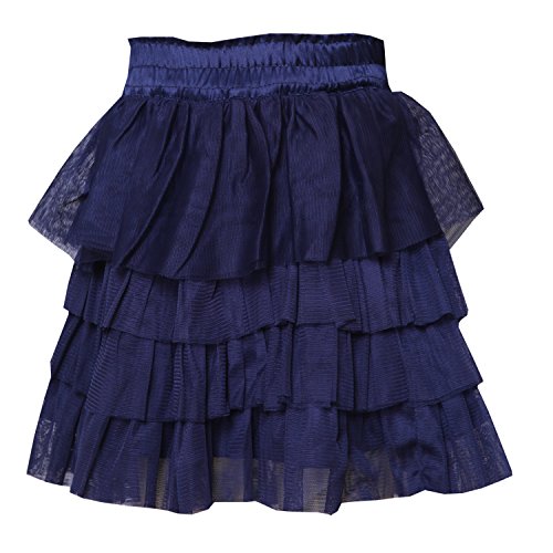 Tales & Stories Girls Purple Tiered Skirt - Amazon