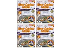 Sealapak 40 Slow Cooker Liners Cooking Bags 8 x 5 Pack For Round & Oval Cookers