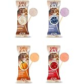 Lolicat Kedi &Ouml;d&uuml;l Lolipop, Tavuklu ve Ke&ccedil;i S&uuml;tl&uuml;, Balkabak, Kızılcık ve Yaban Mersinli, 15'li Paket