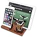 Price comparison product image Stand for Apple Watch, iPhone and iPad, [3 in 1] [Charging Dock] Natural Bamboo Body Desk Charging Station, Charging Stand for Apple iWatch 38mm/42mm, Comfortable Viewing Angle for All Phones, iPad, Tablets (Wooden Stand)