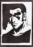  Póster Golgo 13 El Profesional Grafiti Hecho A Mano - Handmade Street Art - Artwork