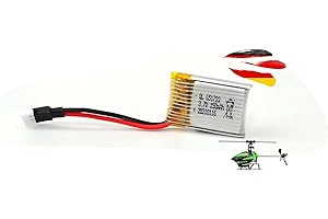 HIMOTO HSP Batería LiPo original de 150mAh 3.7V para, por ejemplo, el helicóptero RC WL-Toys V955, batería de repuesto para aviones RC, quadcopter drone y muchos otros modelos RC