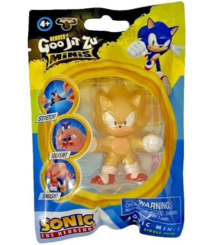 Heroes Of Goo Jit Zu Sonic The Hedgehog – Dehnbare Actionfigur, Arme Bis 40 Cm, Classic Edition
