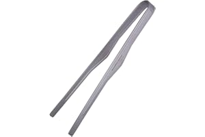 Boundless Voyage Titanium Clip Multi-Purpose Tea Cup Food BBQ Tweezer Long Tongs Steak Fire Poker 7 10 inch