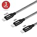 Produktbild Lightning Kabel, Aonlink 3Pack 1M 2M 3M Nylon iPhone Ladekabel iPhone Kabel USB Datenkabel für Apple iPhone X / 8 / 8 Plus / 7 / 7 Plus / 6S / 6S Plus / 5 / 5S / 5C / SE, iPad Pro / Air / Mini, iPod Touch 5/6-Schwarz