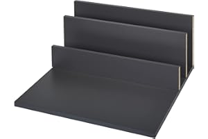 SOTECH Set Fondo e Parete Posteriore in Truciolare Antracite Perfetto per il Sistema di Cassetti JUNKER-SLIM con Profondità di 500 mm Larghezza del Mobile di 1000 mm (con uno Spessore del Fianco del Mobile