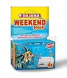 Inserte, dependiendo de peces, una o varias forro bloques ins Acuario, antes de que para el fin de semana abandonar sus hogares.