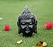 TiedRibbons Buddha Head Statue Size(5.2X3X3,Inch)Silver RS.299.00