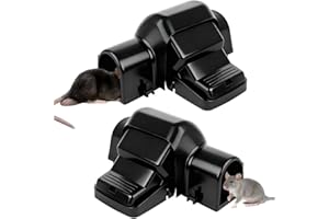 XPJBKC Rat Traps, 2 PCS Rat Traps That Kill Instantly, Professional Ultra Powerful Rat Catcher, Highly Sensitive Rat Trap for Outdoors and Indoors, Reusable Mouse and Rat Trap, Rodent Trap