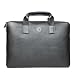 Produktbild Steiners® Schwarze Ledertasche "Berlin" mit weißer Naht für das Apple MacBook / MacBook Pro / Macbook Air 13" Zoll