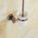 HSBAIS Edelstahl-WC-Bürsten-Satz-Badezimmer-Zusätze Multifunktionsbadezimmer-Wand befestigte WC-Bürsten u. Halterungen