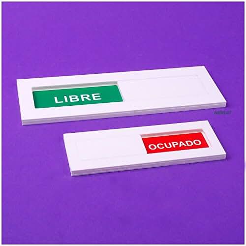 Amazon.es: cartel ocupado baño