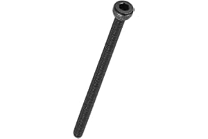 Kozelo 30pcs Socket Head Cap Screws - [M2-0.4 x 45mm] Alloy Steel Black Oxide Grade 12.9 Internal Hex Screw for 3D Printer Furniture Industrial Use, Black