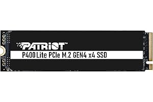 PATRIOT MEMORY Patriot P400 Lite M.2 PCIe Gen 4 x4 1000go SSD a Basse Consommation