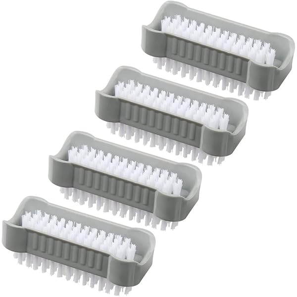 Nagelbürsten-Set Aus Holz – 6 Stück, Hart & Weiche Borsten Für Hände, Nägel & Gemüse