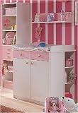 BABYZIMMER KINDERZIMMER CINDERELLA 7 Teilig Weiß Rosa - 4