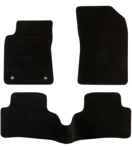 Tapis De Sol Velours Noir Pour Citroën C3 2002-2009 - Sur Mesure - Antidérapant