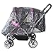 FoxHunter Baby Toddler Tandem Double Stroller Twin Pushchair Pram Buggy Travel With Rain Cover Purple New