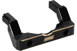 INJORA Black Coating Front Bumper Mount for 1/24 FMS FCX24M