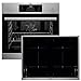 Produktbild AEG BEB355 Set Backofen BEB351010M + Induktionskochfeld HKM76400X-B