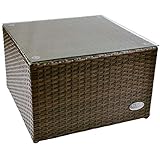 Ganzjährig 100% Outdoor tauglich: Handgeflochtenes Poly Rattan Geflecht (1,2 mm starkes Polyrattan Band), wetterfest und resistent gegen UV-Licht, Chlor- und Salzwasser