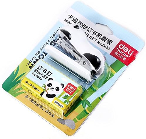 Home Mini Cute Panda agrafez Office Stapler Hand Office Stapler