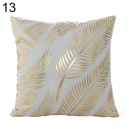 ALCYONEUS, fodera per cuscino con stampa dorata per auto, casa, decorazione 13#