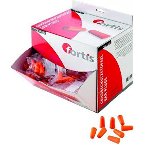 Gehörschutzstöpsel (Box a 200 Paar), Ohrenstöpsel, FORTIS