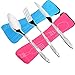 Produktbild BYG 6 PCS Besteck Sets Messer, Gabeln, Löffel, 2 Stück Leichtes Edelstahl Geschirr Geschirr mit Tragetasche Perfekt für Reisen Camping Picknick