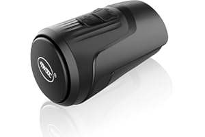 HQCM Campanello per Bicicletta 125dB, Nuovo Aggiornamento Campanello Bici Elettrico Piccolo Nero, Impermeabile IPX5, per Manubrio 22,2/31,8 mm, per MTB Road Bike