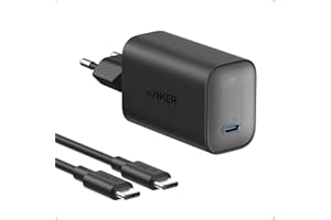Anker Nano Ladegerät, 100W MacBook Ladegerät, Netzteil für MacBook, iPad, iPhone 17/16, Galaxy, und alle USB-C Geräte, 1,8m USB-C Kabel inklusive