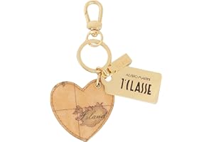 ALVIERO MARTINI 1A CLASSE Alviero Martini Prima Classe portachiave ad anello e catena in pelle.