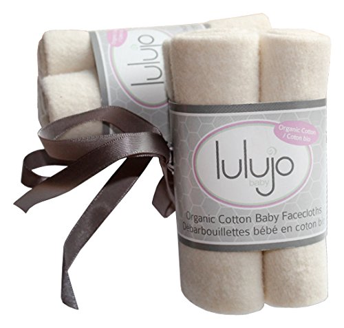 Lulujo Organic Cotton Wash Cloth (Pack of 4)