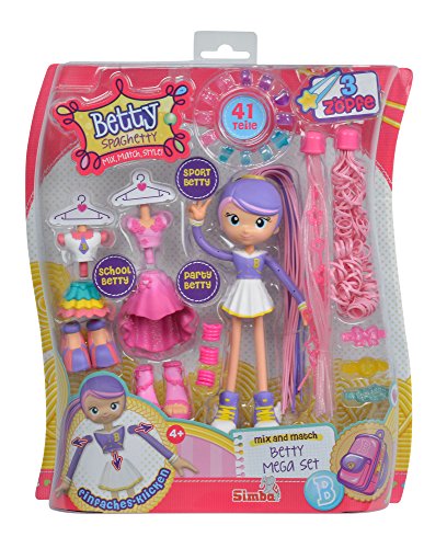 Preisvergleich Produktbild Simba 109281001 - Betty Spaghetty Puppe Mega-Set