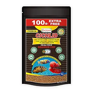 Cichlid Fish Food for Aquarium 1 Kg | Haqqani Cichlid Fish Food 1 Kg