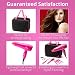 Lee Stafford Blow Dry And Go Hair Kit - Professional Style on the Go - High Performance 2200W Hair Dryer with 3 Heat Settings and Keratin Infused Grille - Free Travel Bag