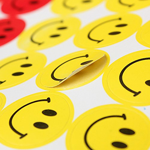 KINGSO1620 Smile Aufkleber Gesicht Sticker Set - 3