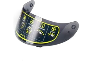 Woljay Off Road Motorcycle Full Face Helmet Visor Shield (Smoke Visor)