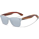 KITHDIA occhiali da sole in legno da uomo unisex occhiali da sole polarizzati con protezione UV400 occhiali da sole Donna S50