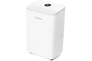 BOSCH THERMOTECHNIK Bosch Dry 2000 - Déshumidificateur - Facile. Efficace. Silencieux. Pour la maison et la chambre - Pour jusqu'à 24 m² - Séchage rapide du linge