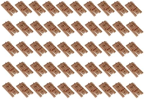 50 Traditional Mousetraps - Reliable Traps - Fight Vermin in Home and Garden