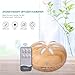 Produktbild Aroma Diffusor 550ML Atherisches Öl Diffusor Electric Ultraschall Luftbefeuchter Aromatherapie Luftbefeuchter mit Automatische Abschaltung, 7-Farbige LED-Leuchten und Timer-Einstellungen - Holzmaserung