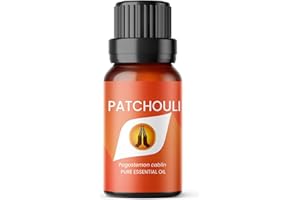 AROMA ENERGY Patchouli Essential Oil, 10ml | Essential Oils Fragrance for Diffuser for Home, Candle Making, Wax Melts, Cleaning, humidifier | Pure, Natural, Vegan, Made in UK