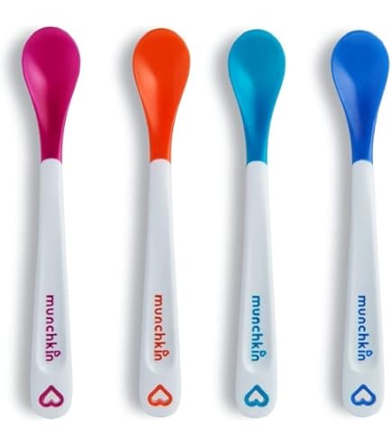 Set 2 Cucchiaini Per Bambini In Plastica Senza BPA - Design A Aeroplano Con Manico Ergonomico - Foto 6