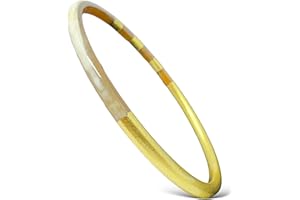 Yvelise Bracelet en corne de buffle - Jonc femme fait main au Vietnam - Authentique